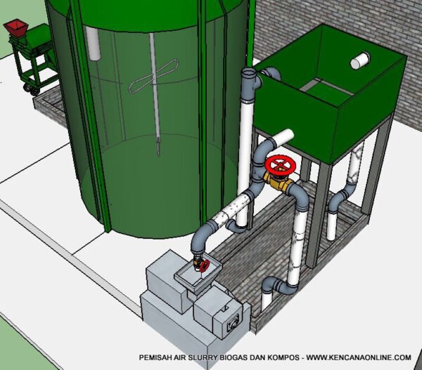 Pemisah Air Slurry Kompos dari Biodigester (7)